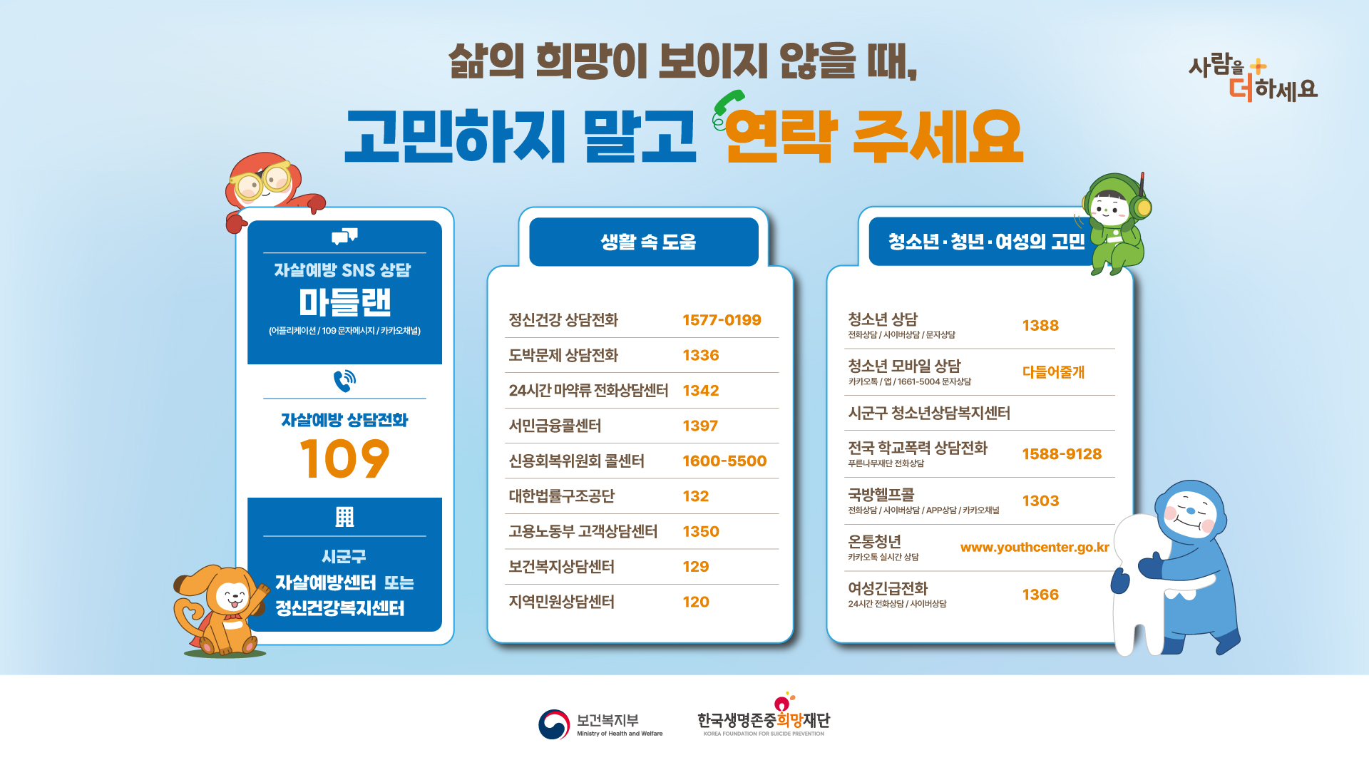 위기대응 사회서비스 안내 